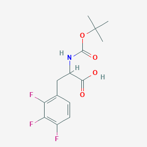 2-((tert-Butoxycarbonyl)amino)-3-(2,3,4-trifluorophenyl)propanoic acid