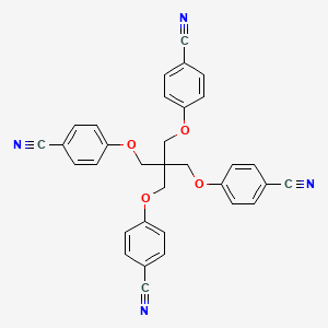 4,4'-((2,2-Bis((4-cyanophenoxy)methyl)propane-1,3-diyl)bis(oxy))dibenzonitrile