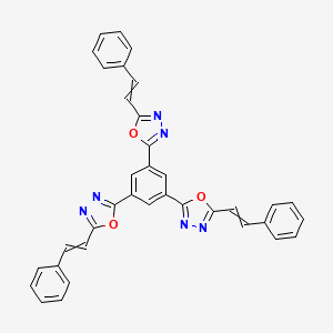 2,2',2''-(Benzene-1,3,5-triyl)tris[5-(2-phenylethenyl)-1,3,4-oxadiazole]