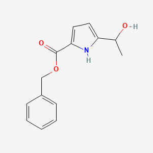 Benzyl 5-(1-hydroxyethyl)-1H-pyrrole-2-carboxylate