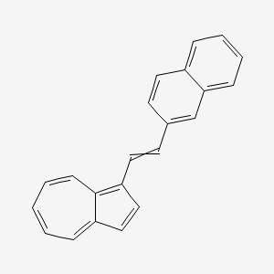 1-[2-(Naphthalen-2-yl)ethenyl]azulene