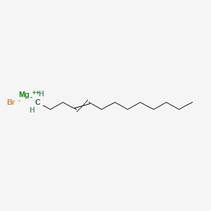 molecular formula C13H25BrMg B12521090 magnesium;tridec-4-ene;bromide CAS No. 656242-16-9