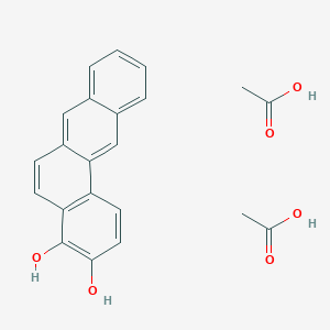 Acetic acid;benzo[a]anthracene-3,4-diol