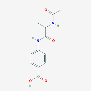 4-[(N-Acetylalanyl)amino]benzoic acid