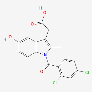 [1-(2,4-Dichlorobenzoyl)-5-hydroxy-2-methyl-1h-indol-3-yl]acetic acid