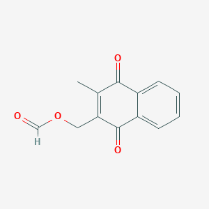 (3-Methyl-1,4-dioxo-1,4-dihydronaphthalen-2-yl)methyl formate