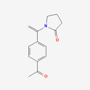 1-[1-(4-Acetylphenyl)ethenyl]pyrrolidin-2-one