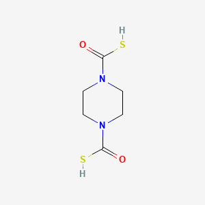 1,4-Piperazinedicarbothioic acid