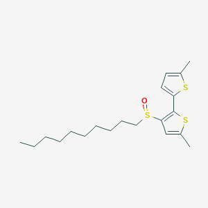 3-(Decane-1-sulfinyl)-5,5'-dimethyl-2,2'-bithiophene