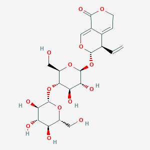 molecular formula C22H30O14 B1252129 4'-O-beta-D-Glucopyranosylgentiopicroside 