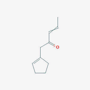 1-(Cyclopent-1-en-1-yl)pent-3-en-2-one