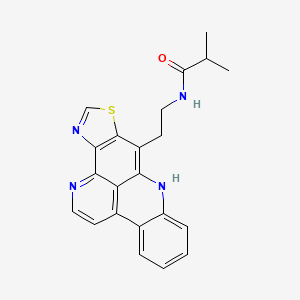 molecular formula C22H20N4OS B1252134 Kuanoniamine E CAS No. 445471-59-0