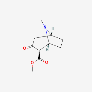molecular formula C10H15NO3 B1252137 Ecgonone methyl ester 