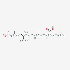 molecular formula C30H46O4 B1252141 Mispyric acid 