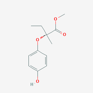 methyl (2R)-2-(4-hydroxyphenoxy)-2-methylbutanoate