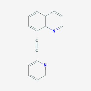 8-[(Pyridin-2-yl)ethynyl]quinoline