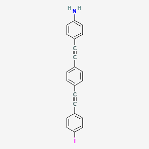 4-({4-[(4-Iodophenyl)ethynyl]phenyl}ethynyl)aniline