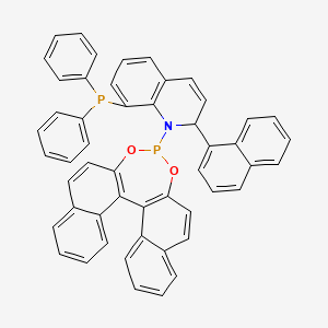 (R)-2-(1-Naphthyl)-8-diphenylphosphino-1-[(R)-3,5-dioxa-4-phospha-cyclohepta[2,1-a;3,4-a']dinaphthalen-4-yl]-1,2-dihydroquinoline