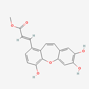molecular formula C18H14O6 B1252150 Tournefolic acid B Methyl ester 
