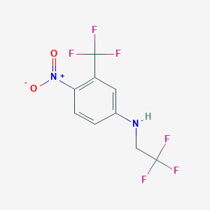 4-Nitro-n-(2,2,2-trifluoroethyl)-3-(trifluoromethyl)aniline