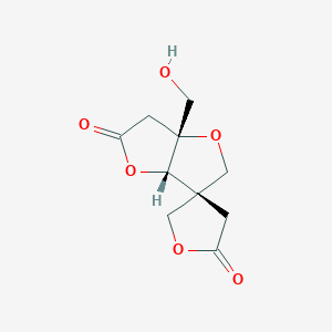 molecular formula C10H12O6 B1252151 lappaceolide B 