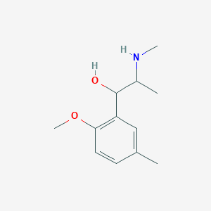 1-(2-Methoxy-5-methylphenyl)-2-(methylamino)propan-1-ol