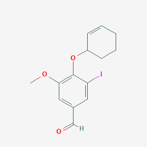 4-[(Cyclohex-2-en-1-yl)oxy]-3-iodo-5-methoxybenzaldehyde