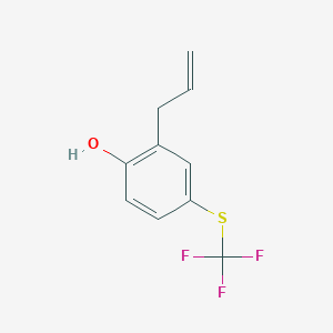 2-(Prop-2-en-1-yl)-4-[(trifluoromethyl)sulfanyl]phenol