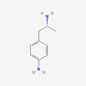 molecular formula C9H14N2 B12521561 4-[(2R)-2-Aminopropyl]aniline CAS No. 736081-33-7