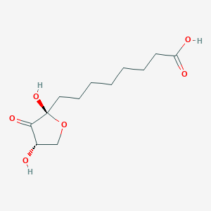 8-[(2S,4S)-2,4-dihydroxy-3-oxooxolan-2-yl]octanoic acid