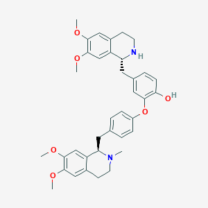 molecular formula C37H42N2O6 B125216 N-Desmethyldauricine CAS No. 146763-55-5