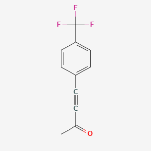 4-[4-(Trifluoromethyl)phenyl]but-3-yn-2-one