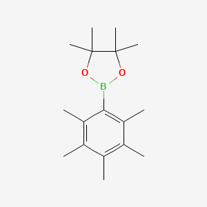 4,4,5,5-Tetramethyl-2-(2,3,4,5,6-pentamethylphenyl)-1,3,2-dioxaborolane