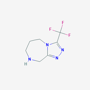 3-(Trifluoromethyl)-6,7,8,9-tetrahydro-5H-[1,2,4]triazolo[4,3-A][1,4]diazepine