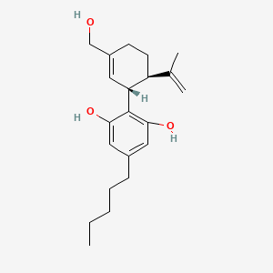 molecular formula C21H30O3 B1252178 7-Hydroxycannabidiol CAS No. 50725-17-2