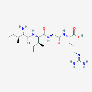 L-Isoleucyl-L-isoleucyl-L-alanyl-N~5~-(diaminomethylidene)-L-ornithine