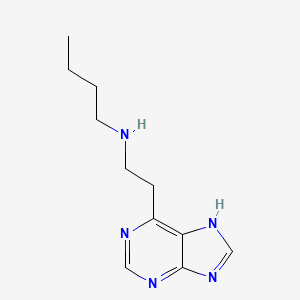 N-(2-(9H-Purin-6-YL)ethyl)butan-1-amine