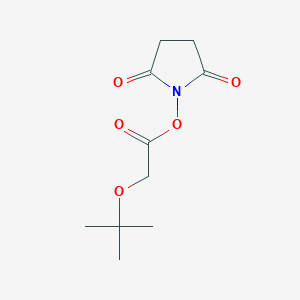 1-[(tert-Butoxyacetyl)oxy]pyrrolidine-2,5-dione