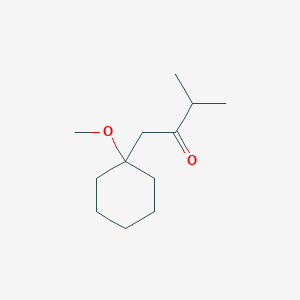 2-Butanone, 1-(1-methoxycyclohexyl)-3-methyl-