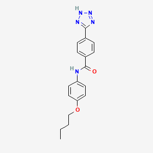 N-(4-butoxyphenyl)-4-(2H-tetrazol-5-yl)benzamide