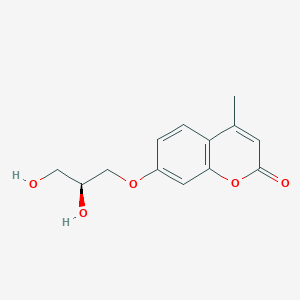 7-[(2S)-2,3-Dihydroxypropoxy]-4-methyl-2H-1-benzopyran-2-one