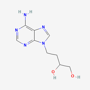 molecular formula C9H13N5O2 B1252199 9-(3,4-Dihydroxybutyl)adenine 