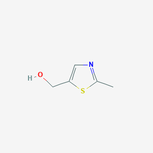 molecular formula C5H7NOS B1252200 (2-甲基-1,3-噻唑-5-基)甲醇 CAS No. 56012-38-5