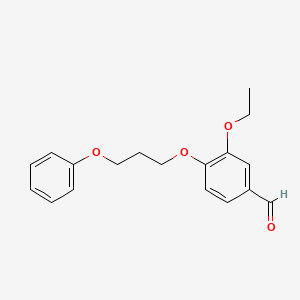 3-Ethoxy-4-(3-phenoxypropoxy)benzaldehyde