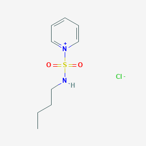 molecular formula C9H15ClN2O2S B12522065 1-(Butylsulfamoyl)pyridin-1-ium chloride CAS No. 668985-03-3