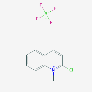 molecular formula C10H9BClF4N B1252210 2-Chloro-1-methylquinolinium tetrafluoroborate 