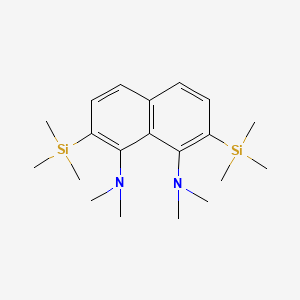 N~1~,N~1~,N~8~,N~8~-Tetramethyl-2,7-bis(trimethylsilyl)naphthalene-1,8-diamine