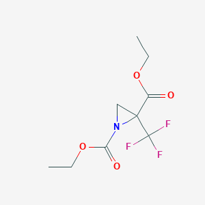 1,2-Aziridinedicarboxylic acid, 2-(trifluoromethyl)-, diethyl ester