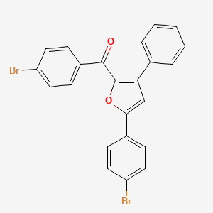 Methanone, (4-bromophenyl)[5-(4-bromophenyl)-3-phenyl-2-furanyl]-