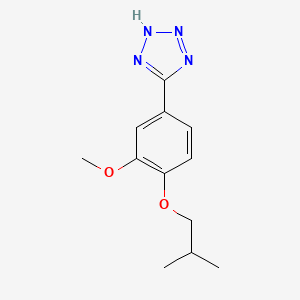 5-[3-methoxy-4-(2-methylpropoxy)phenyl]-2H-tetrazole